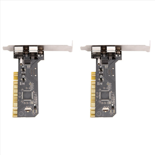 Placa Adaptadora 2X PCI para 2 Portas PS/2, Placa PCI PS/2 sem USB para Combo Teclado e Mouse