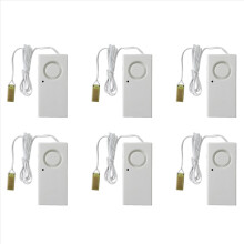 6X Home Alarm Water Leakage Spot Alarm Detector Water Leak Sensor Detection Flood Alert Overflow