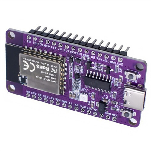 2X RTL8720DN Dual-Band WiFi Bluetooth BLE Module NICEMCU BW16 Development Board Onboard Antenne, Gesoldeerd 1