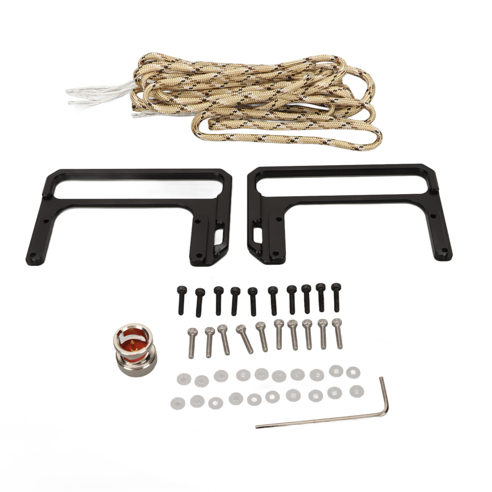 Shortwave Radio Bracket For Xiegu X6100, Versatile Decor Cnc Machined Aluminum Alloy Stand With 9 Grade Reinforced Screws, Easy To Install, Durable 9420858146667