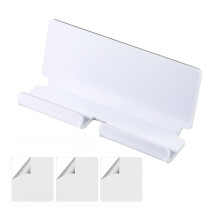 Stevige tablet-wandhouder gemaakt van acryl voor veilige-Wit