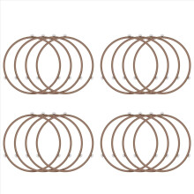 Conjunto de 16 Anéis Giratórios para Prato Giratório de Micro-ondas, Suporte para Bandeja de Vidro.