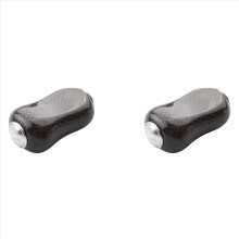 2X Luya Fishing Wheel Carbon Grip Ball Grip Pill 4g Light Weight Diy Grip Modification Accessories Silver