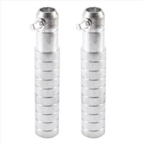 Contrappeso per supporto per piatti a braccio da 118 mm, 2 pezzi, per batteria, percussioni, accessori - Argento