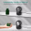 2X A5 Desktop 2D QR Barcode Scanner, Hands Free Omnidirectional USB Big Barcode Reader 1D QR Screen 5