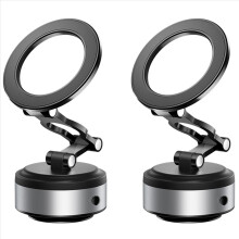 2X Telefoonhouder Vacuümzuiging Opvouwbare en draaibare magnetische adsorptiebeugel Universele navigatietelefoonhouder, A