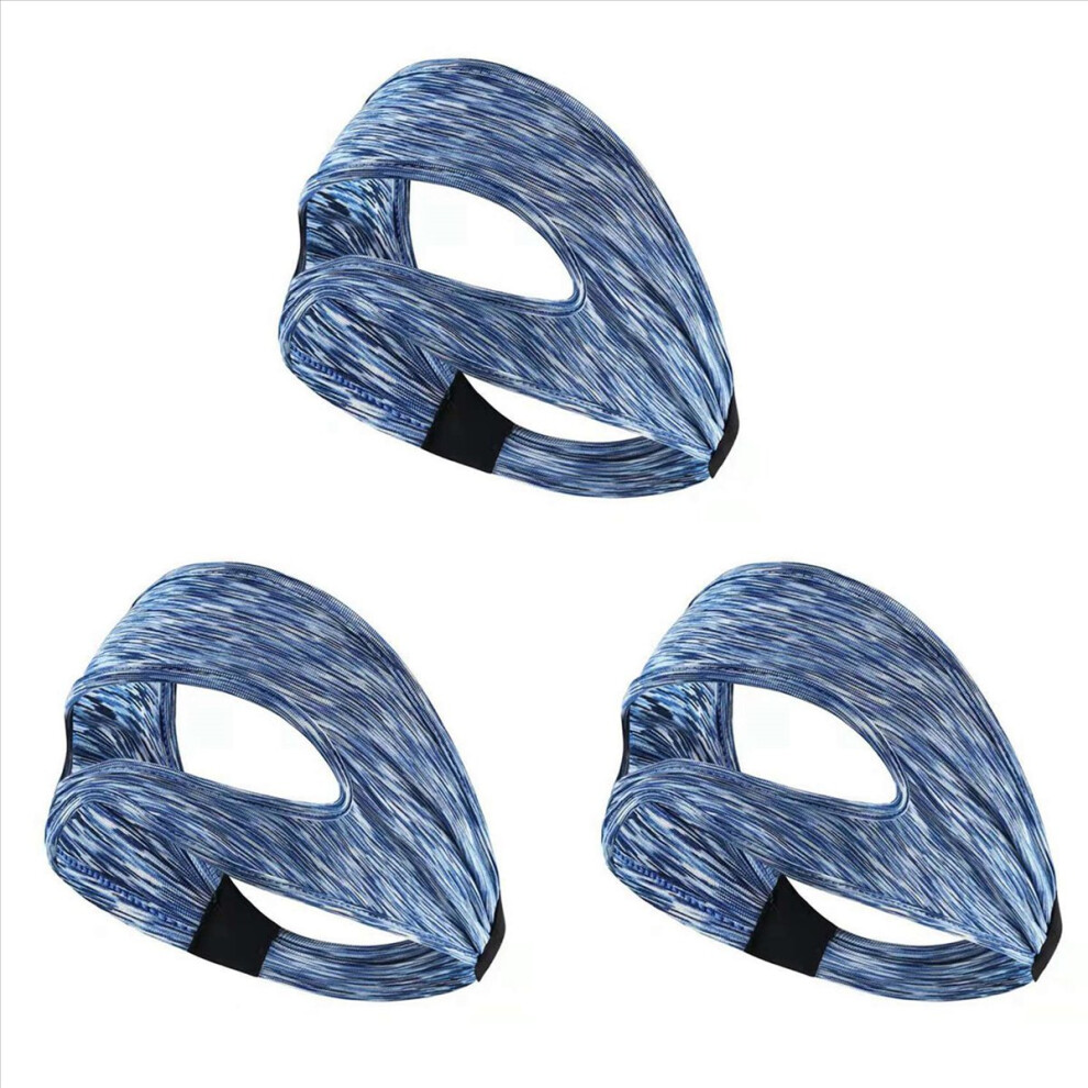 3X For Vr Eye Mask Cover Breathable Sweat Band Virtual Reality Headset For 2, Blue 4852840259553