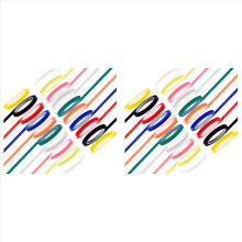 40 rollen 10 kleuren autoclaaftape 216 ft/LX 0,24 inch/B Instrumentenidentificatietape Autoclaveerbaar 270 Fahrenheit