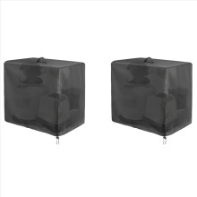 2x Capa Impermeável para Bomba de Piscina em Tecido Oxford - Acessórios para Piscina (Pequena)