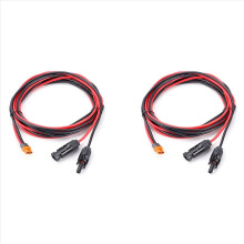 2x Solarladekabel XT60I-F Adapter 12AWG Kabelverbinder Verlängerungskabel für Solarmodul Generator Strombatterie B