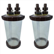 2X Clear CO2 Atomizer Externe Turbo Super Diffuser Atomizer Aquarium Aquarium Waterplant Aquarium Landschap Aquatisch
