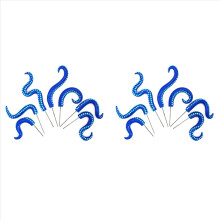 14 pezzi SeaMonster Tentacles Octopus Tentacle Plant Stake Pali da giardino per decorazioni vegetali Octopus Tentacle Pali B