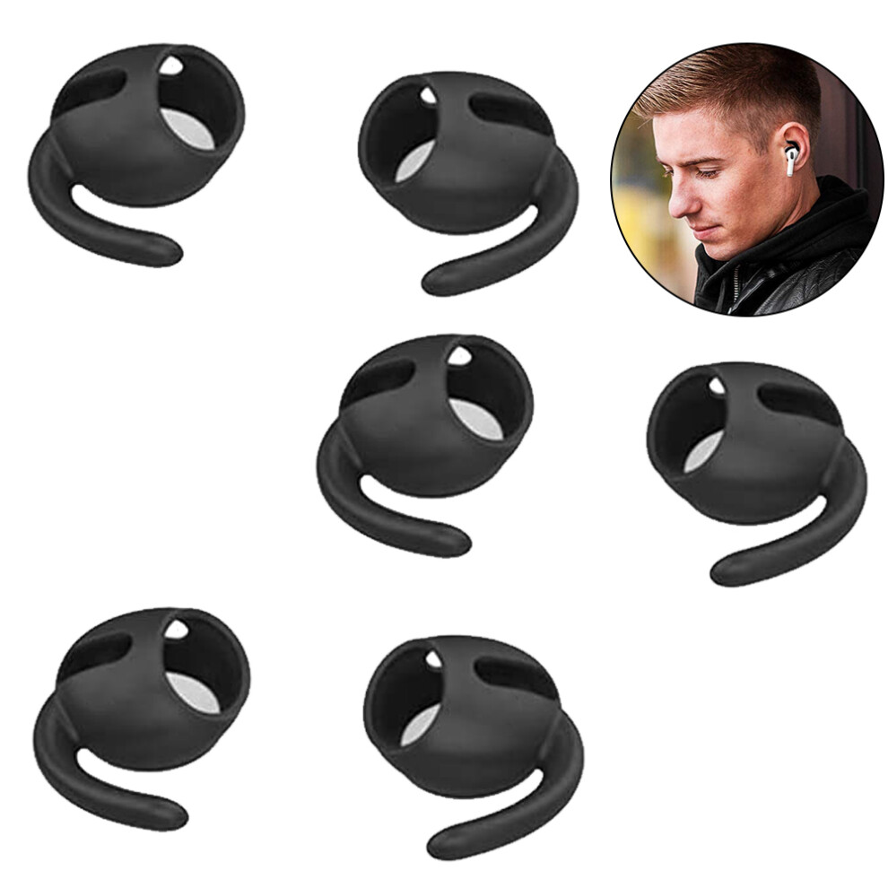 Noise Isolation,Soft Silicone Ear Tips Grip For Airpods Pro 3Rd Generation Anti-Slip Earhooks For Indoor Outdoor Activities,Ergonomic Design,3 Pairs 9420858003632
