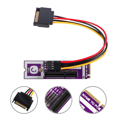 Efficient Cooling PCIe 5.0 M.2 Expansion Card with Superior Heat 2