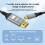 USB Type C To DisplayPort 2.1 Cable Featuring 16K Support And 5