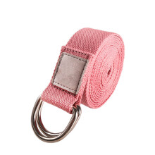 Yogagordel voor meer flexibiliteit, weerstandsband voor de heup met verstelbare metalen D-ring voor betere sportprestaties, bevordert de bloedsomloop.