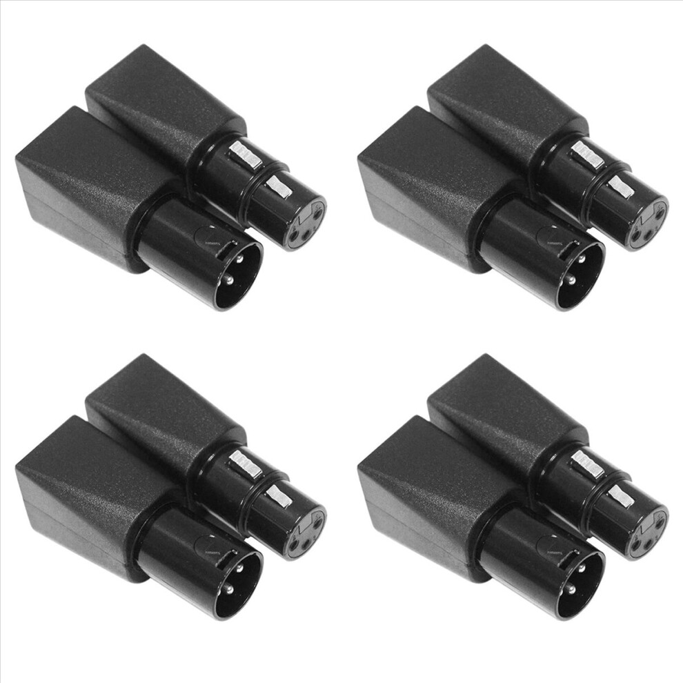 8X To Rj45 Connector Rj45 Ethernet To 3 Pin Xlr Female & Male Adapter Sets (3Pin 1Pair) 4852840263857
