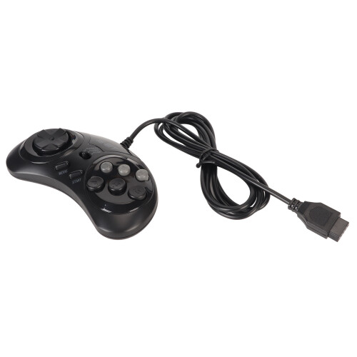 Κλασικό Arcade Pad με 6 κουμπιά, εργονομικός σχεδιασμός που προσφέρει άνετο gameplay, 1