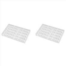 2x 10 holte chocoladevorm halve ronde kalebasvorm cakevorm cakevorm voor bakvormen snoep gebak bakkerijgereedschap