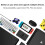 Centro de Comando de Batalha, Conversor Compacto de Mouse e Teclado para Jogos Competitivos, Conectividade com Fio para Jogabilidade Ininterrupta, 2