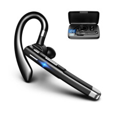 Ακουστικά Bluetooth χωρίς χέρια για κλήσεις, ελαφριά ασύρματα ακουστικά με μεγάλη