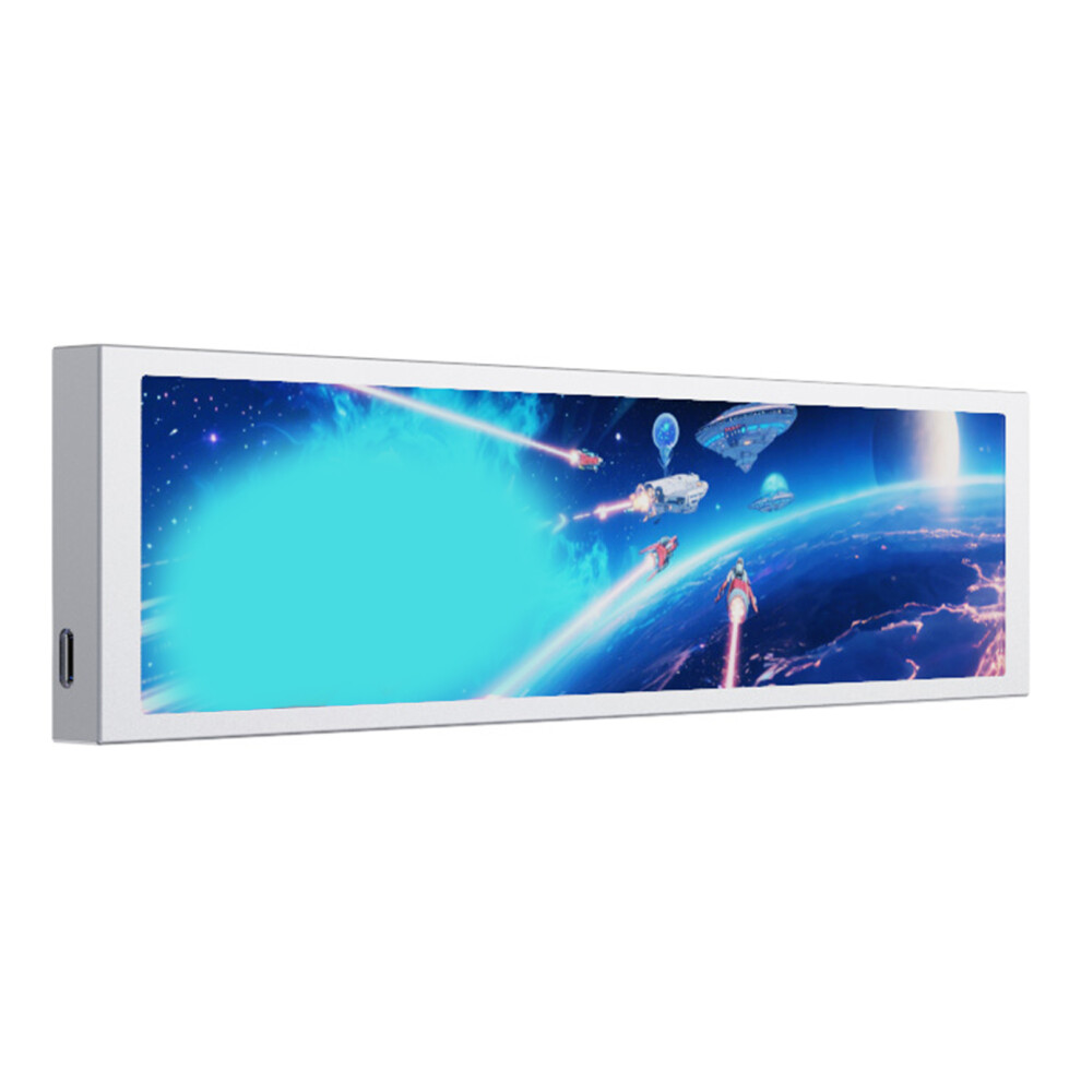 Tall Resolution 9.2 Foot Secondary Computer Screen For- White 7704000520348