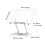 Cooking Recipe Stand Adjustable Heights Angled-rotatable 6