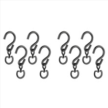 8 stuks draaibare plantenhangers, zware plantenhangers, 360 graden draaibare metalen haken voor binnen en buiten