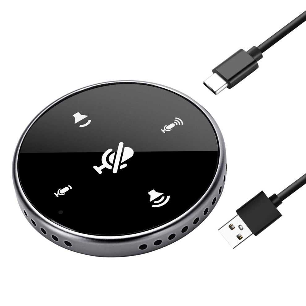 Usb Conference Microphone With Speaker, 360 Voice Pickup, Noise Reduction, Plug And Play For Pc 9426802895001