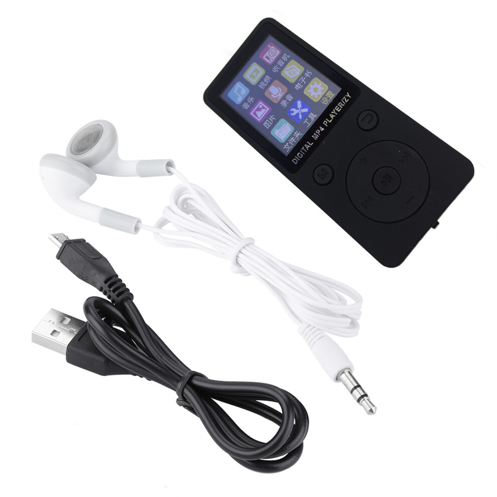 Digital Music Player With Bluetooth 5.0,Built In Speaker Hifi Sound Mini Mp3 Player With Alarm Clock And Sound Recorder, Loud Sound, Loud Sound, Clear 9420858071662