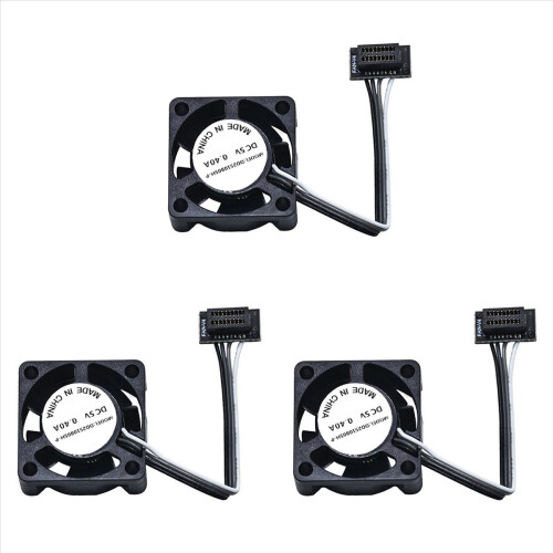 3X 3D Printer Hotend Koelventilator Mini Koelventilator PWM Temperatuurregeling voor P1S P1P
