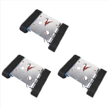 3x aluminiumlegering tankrobot DC9-12V rupsvoertuig chassis DIY upgrade-update voor montagekit A