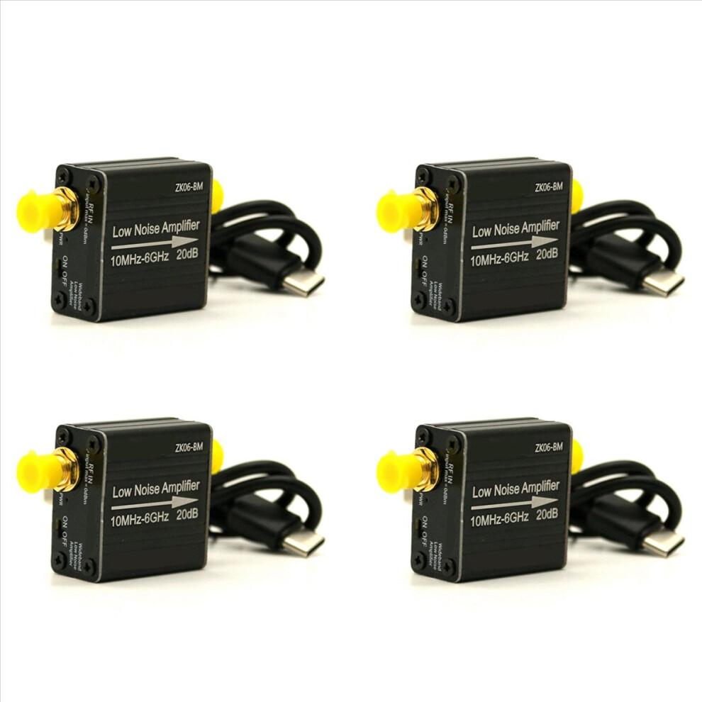 4X Lna Power Preamplifier Module 100Khz-6Ghz/10Ghz 20Db High Gain Lna Low Noise Amplifier Zk06-Bm 4852840255678
