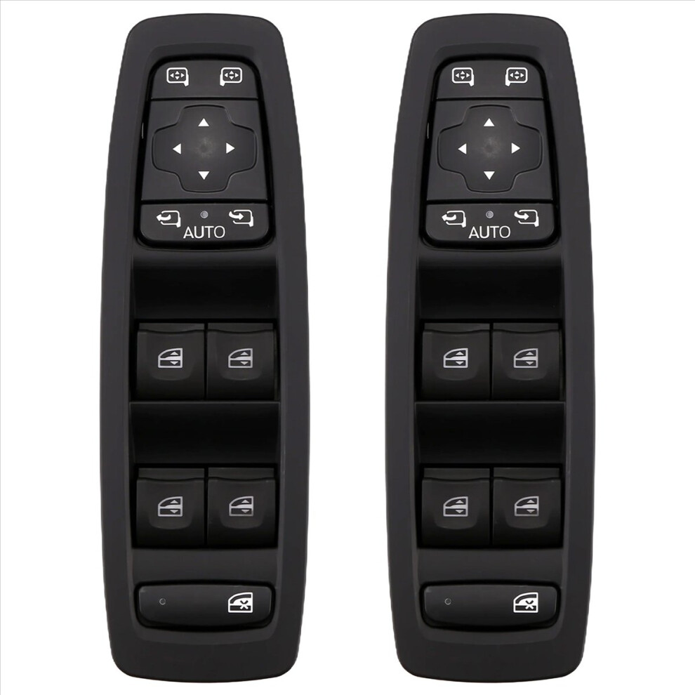 2X Car Power Window Master Switch Lifter Button 25401-2952R For Kadjar 2015-2022 For 2018 Black 4852840261860