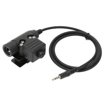 Adaptor sistem Push-To-Talk compatibil cu telefoanele mobile de 3,5 mm, cu fir rezistent la frig și conector U94 durabil, pentru uz comercial,