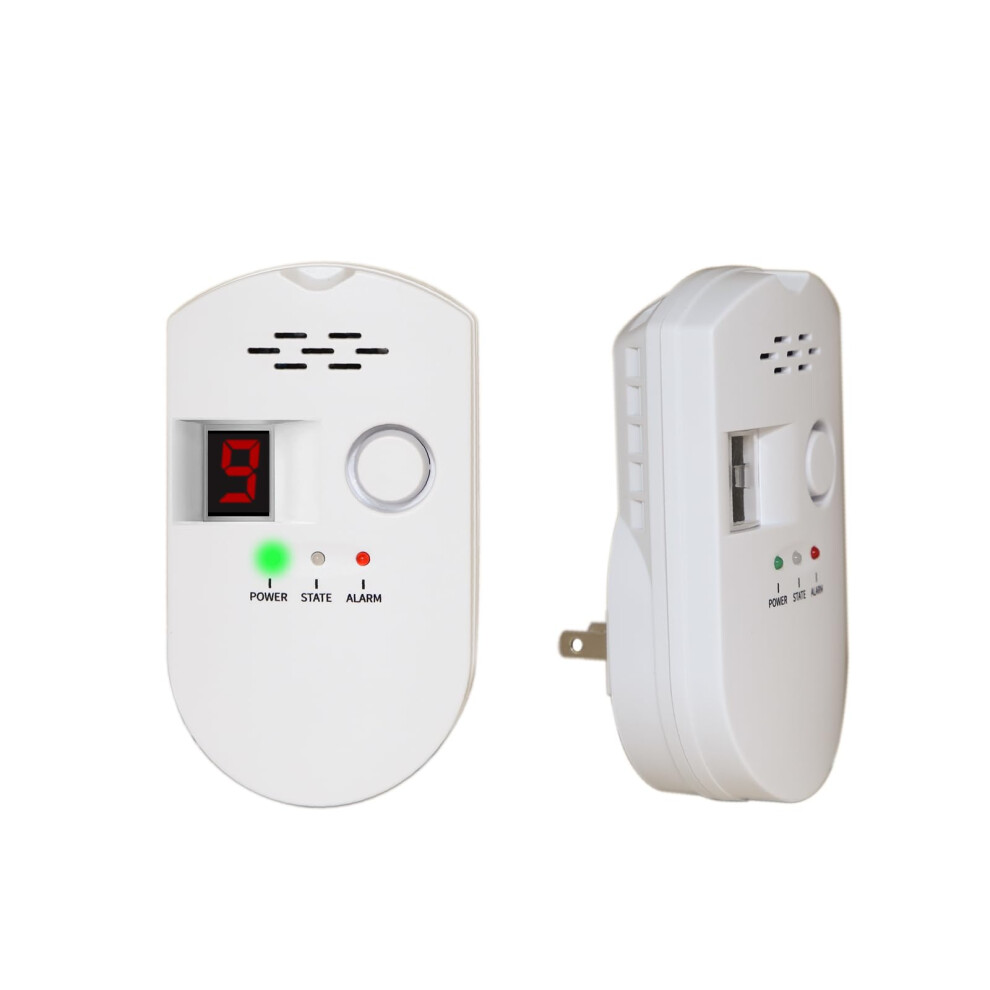 Gas Leak Detector With Digital Display, Natural Gas Alarm For Propane Methane Lpg, 85Db Siren 9189345649653