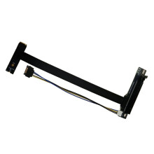 Câble d'extension M.2 NVMe vers PCIe X16, tourner à droite,-25cm