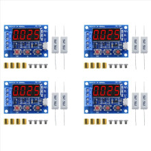 4x 1,2V-12V batterijcapaciteitsmeter, ontladingstester en analysator, 18650 lithium-ion-lithium-loodzuurbatterijcapaciteitsmeter