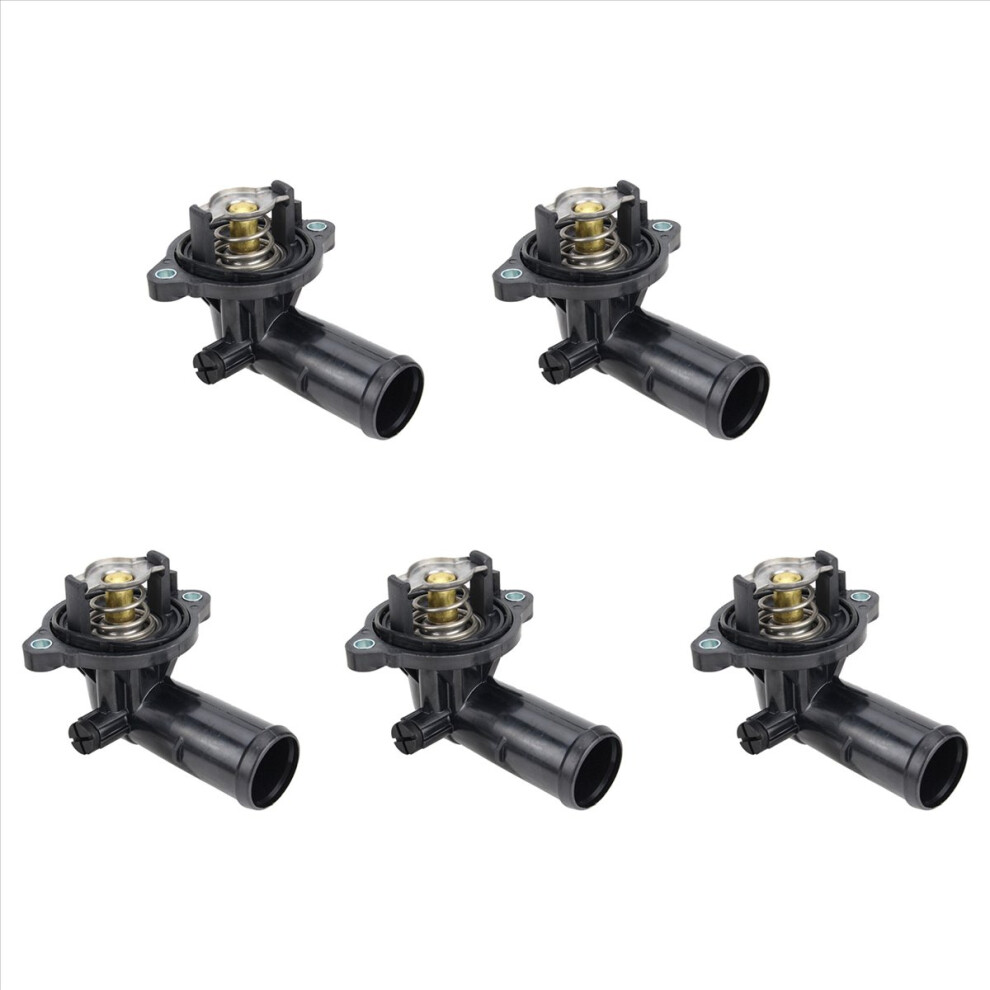 5X Car Engine Coolant Thermostat Housing For 2014-2021 330424 323056 Light 4852840263499