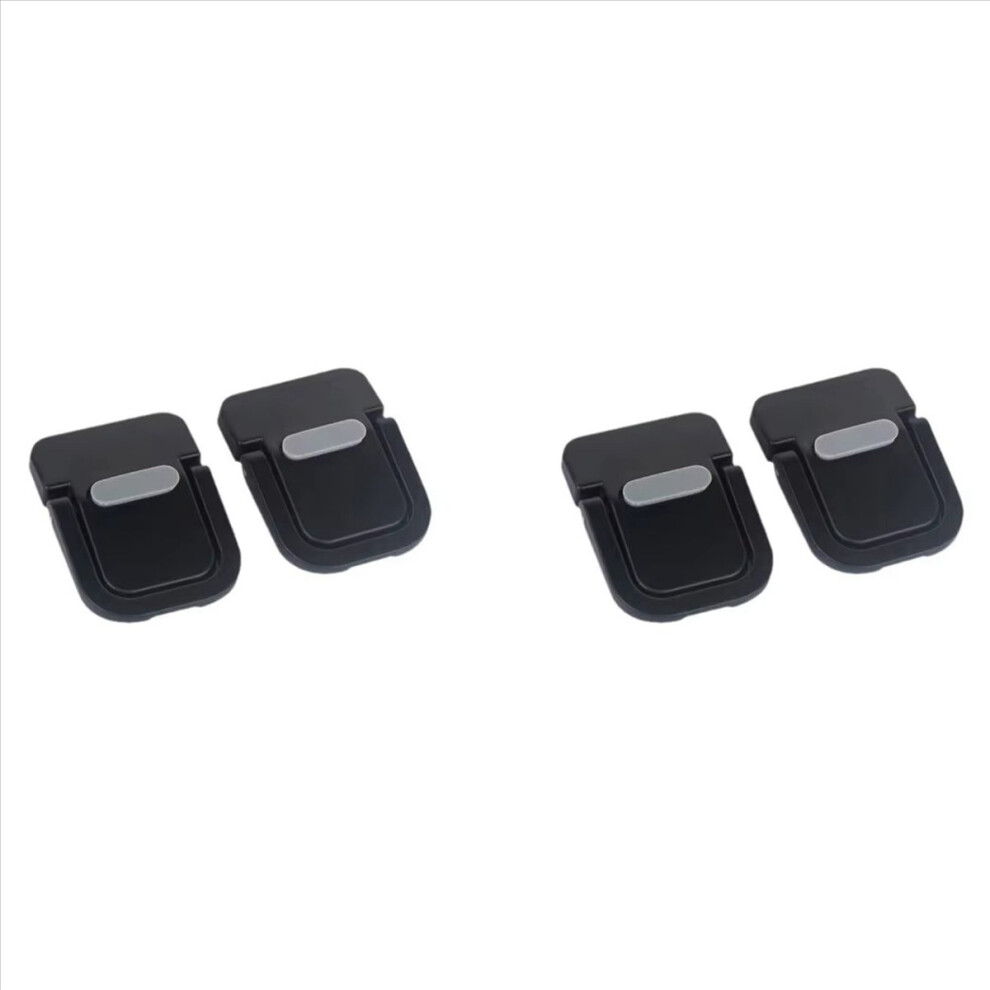 4Pcs Portable Laptop Stand Foldable Bracket Laptop Riser Stand Foot Pad For Laptop Notebook Holder Legs Black 4852840255524