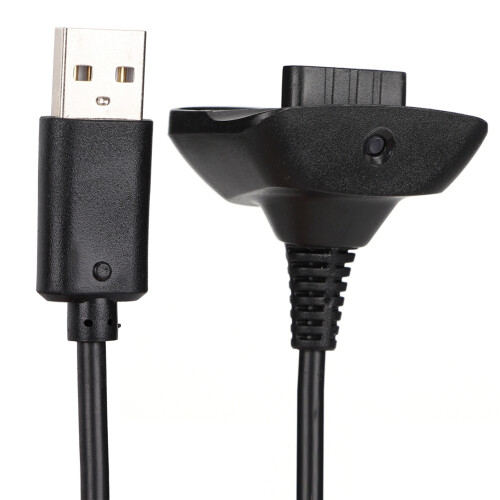 Replacement Charging Cable For Xbox 360 Controllers, Safe And Durable Cable With Silver-Plated Interface For Enhanced Gaming Sessions, Good Sound 2