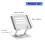 Ergonomic Rotating Stand for Tablets and Laptops Up-milk white 4