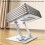 Ergonomic Rotating Stand for Tablets and Laptops Up-milk white 6