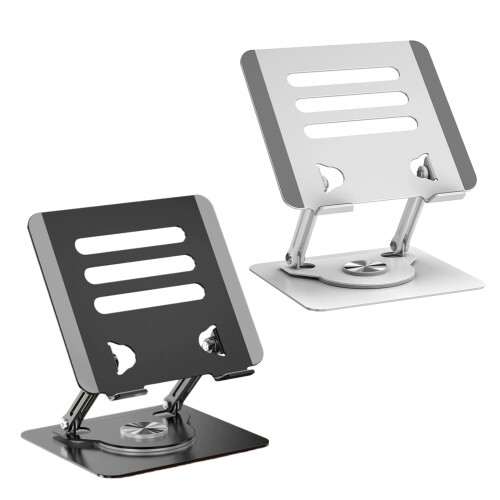 Ergonomic Rotating Stand for Tablets and Laptops Up-milk white 1