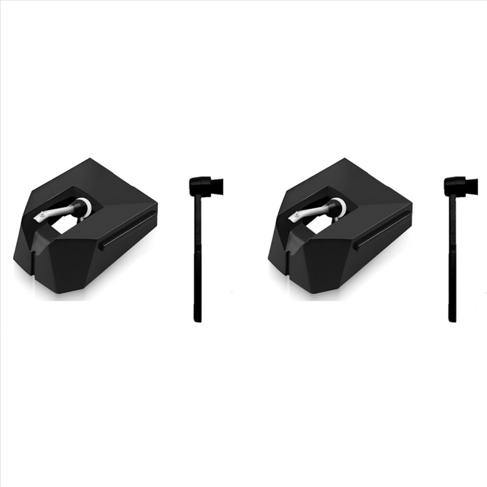 2X AT-VMN95E Record Player Needle for AT-VMN95E Series Stylus, Elliptical Turntable Needle for AT-LP120X