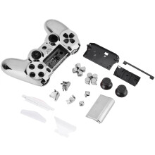 Replacement Controller Housing for PS4 Game Controllers, Full Front Back Shell with Analog Sticks Thumb Sticks for Stylish Protection, Good Quality