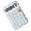 Portable Solar Calculator Double Power Source for Students-Blue 1