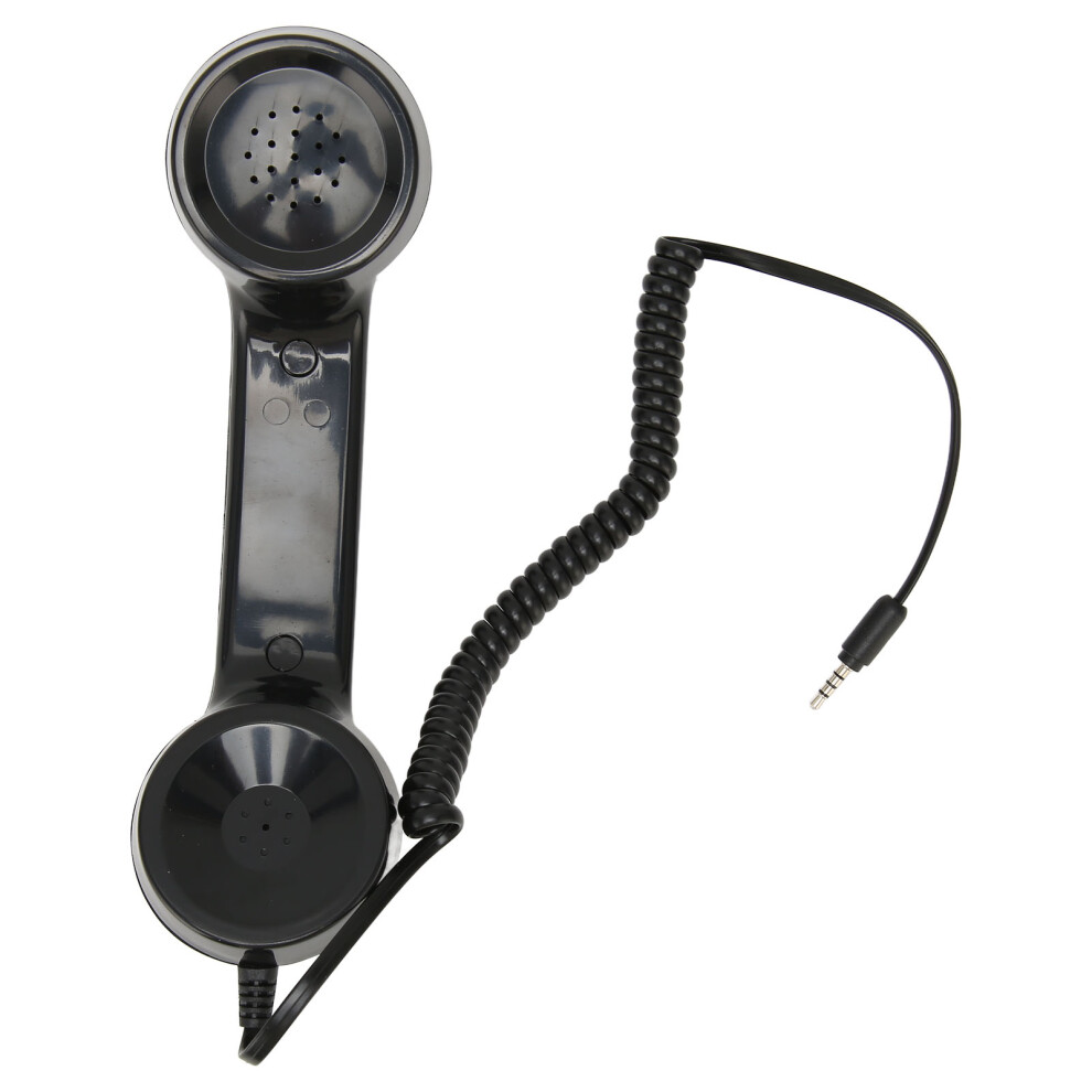 Retro Phone Handset,Radiation Proof Handheld Cell Phone Receiver With One Touch Answer Button And 3.5Mm Sound Plug, Good Quality, Good Quality, Good 9420858077183