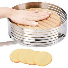 Adjustable Stainless Steel Cake Leveler Ring for Precise MultiLayer Cutting 9.812.2 Inch