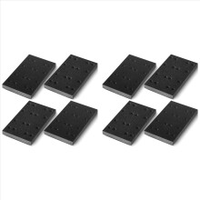 8 Pcs Soft Black Foam Sanding Pads Interface Sander Backing Pad for RS400 LS130 Sander